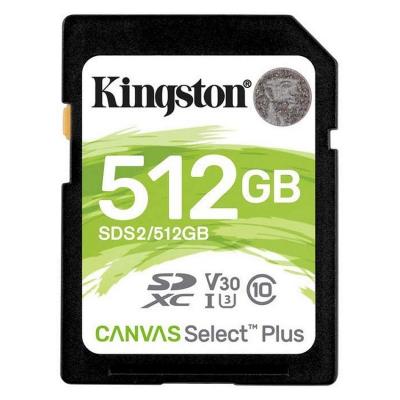 Kingston SDS2/512GB SDXC 512GB clase 10 - Imagen 1