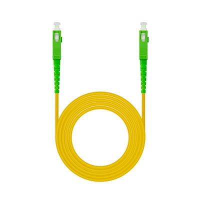 Nanocable cable fibra sc/apc lszh amarillo 1m