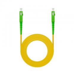 Nanocable cable fibra sc/apc lszh amarillo 10m