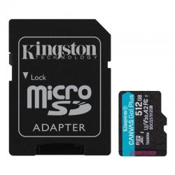 Kingston sdcg3/512gb microsd a2 clase 10 512gb c/a