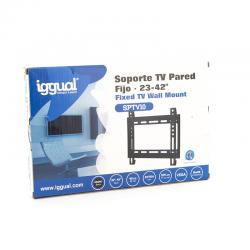 Iggual sptv10 soporte tv 23-42" 40kg pared fijo