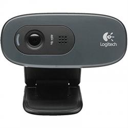 Logitech C270 WebCam HD 720p 3Mpx USB Negra - Imagen 1