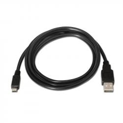 Aisens cable usb 2.0 tipo a/m-micro b/m negro 1.8m