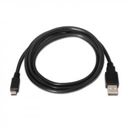 Aisens cable usb 2.0 a/m-micro b/m negro 0.8m