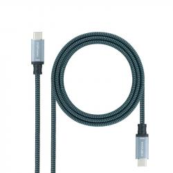Nanocable cable usb 3.1gen2 5a usb-c/m-usb-c/m 2 m