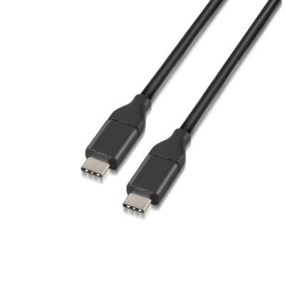 Aisens  cable usb 3.1 3a c/m-c/m negro 1.0m