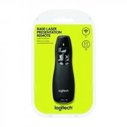 Logitech r400 wireless presenter + puntero láser