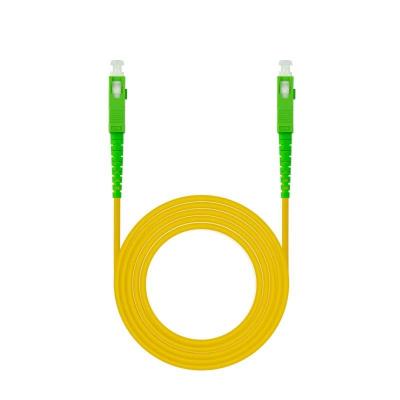 Nanocable cable fibra sc-apc lszh amarillo 30m