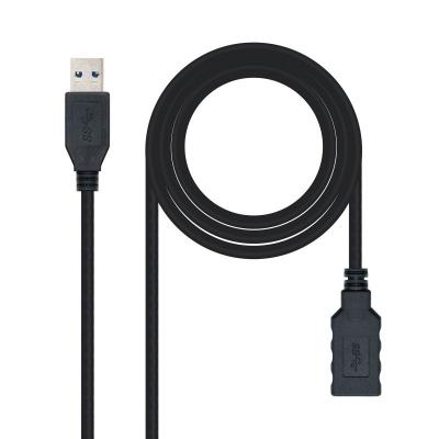 Nanocable cable usb 3.0 tipo a/m-a/h negro 1.0 m