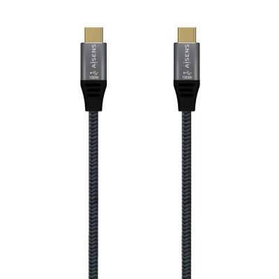Aisens cable usb 3.2 gen2x2 8k c/m-c/m gris 0.6m