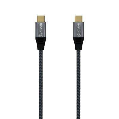 Aisens cable usb3.2 gen2x2 5a e-mark cm-cm gris 2m