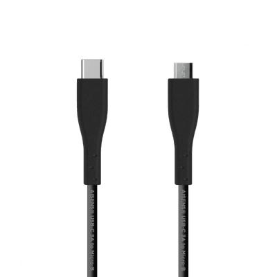 Aisens cable usb 2.0 3a c/m-micro b/m negro 2.0m
