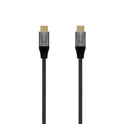 Aisens cable usb 2.0 alu 5a e-mark cm-cm gris 1.0m