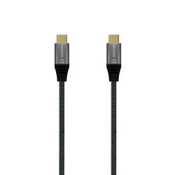 Aisens cable usb 2.0 alu 5a e-mark cm-cm gris 2.0m