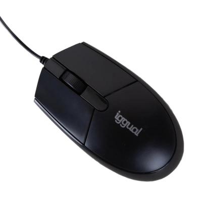 Iggual ratón óptico com-basic3-800dpi negro