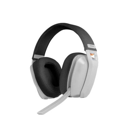 Krom auriculares gaming kanji inalambrico blanco