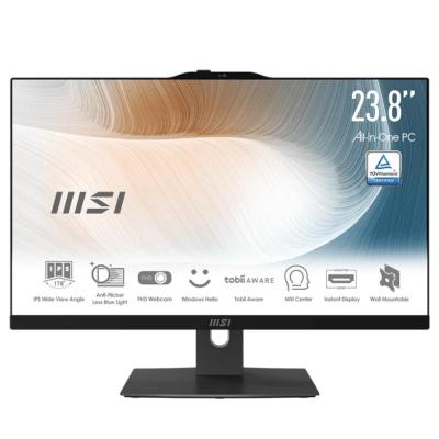 Msi am242p-1241es i7-1255u 16gb 512 dos 24" negro