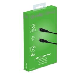 Celly cable usb-c - usb-c  60w 1m negro