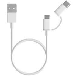 Xiaomi cable 2 en 1 usb micro usb/tipo c 1 m