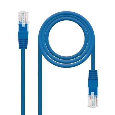 Nanocable latiguillo rj45 cat.6 utp azul, 3.0 m