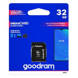 Goodram m1aa micro sd c10 32gb c/adap