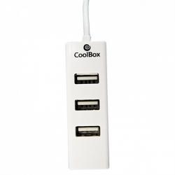 CoolBox HUB externo 4 PTOS USB 2.0 - Imagen 1