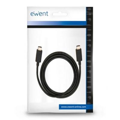 Ewent Cable USB-C CARGA RÁPIDA 100W 20Gbps 4K 1m - Imagen 1
