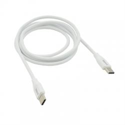iggual Cable USB-C/USB-C 100 cm blanco Q3.0 3A - Imagen 1