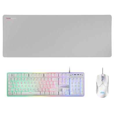 Mars Gaming Combo MCPX GAMING 3IN1 RGB WHITE PT - Imagen 1