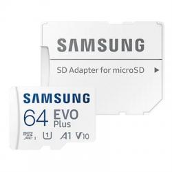 Samsung MicroSDHC EVO Plus 64GB Clase 10 c/a - Imagen 1