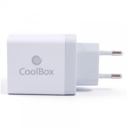 Coolbox Cargador USB Pared 36W USB-A/USB-C - Imagen 1